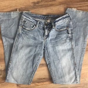 Silver jeans